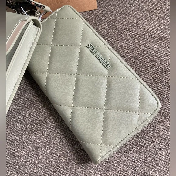 Steve Madden Olive and Cream Crossbody Bag Set - Picture 2 of 5